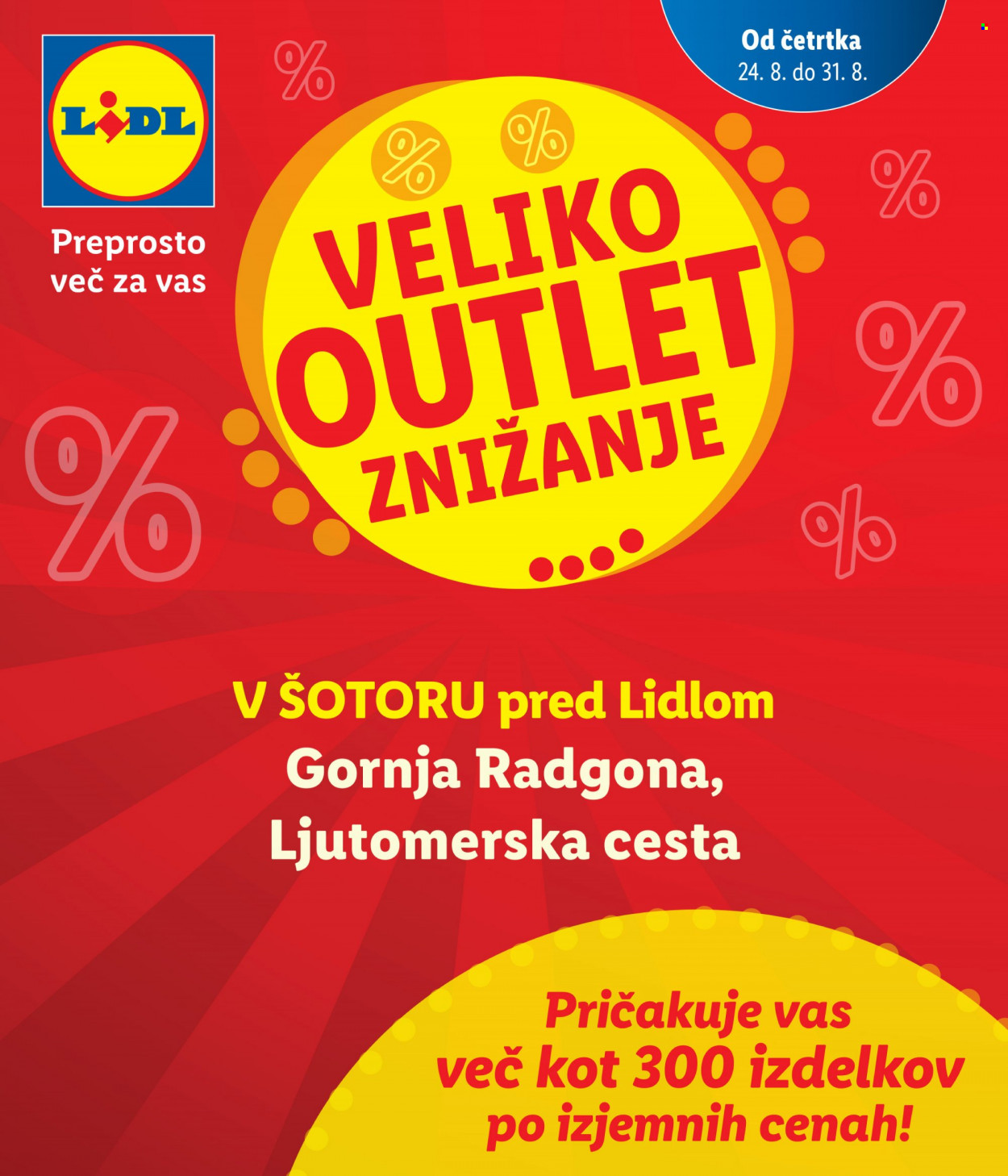 Lidl katalog - 24.8.2023 - 31.8.2023. Stran 1