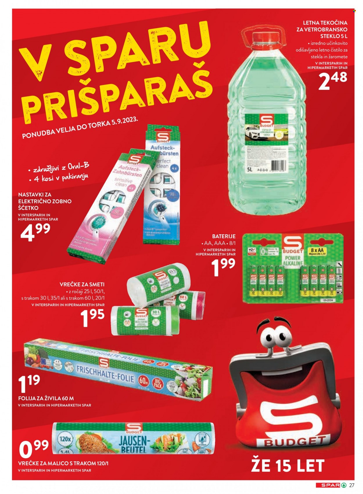SPAR katalog - 23.8.2023 - 5.9.2023. Stran 33