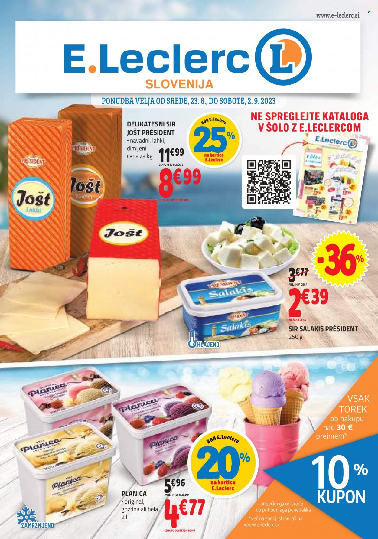 E.Leclerc katalog - 23.8.2023 - 2.9.2023. Stran 1