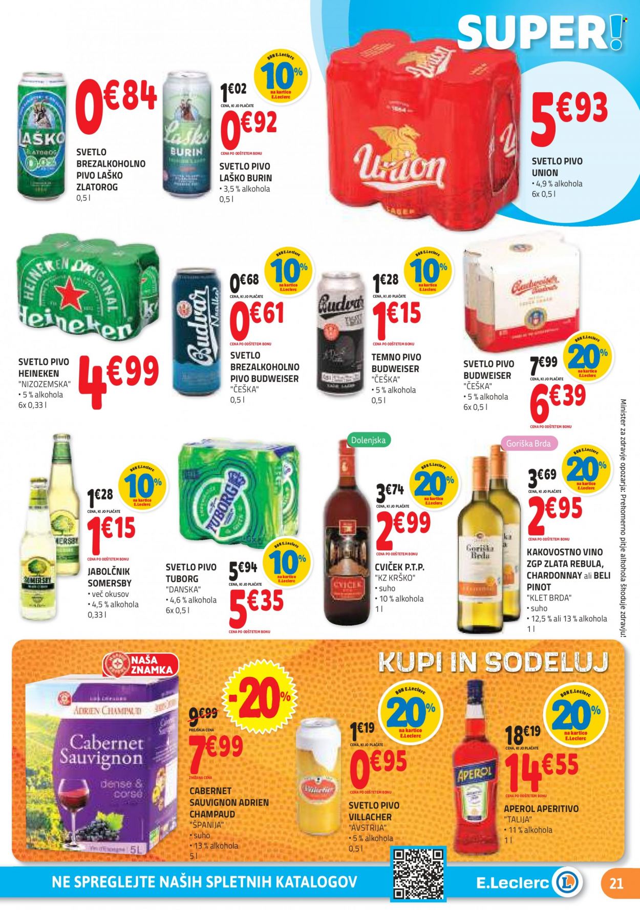 E.Leclerc katalog - 23.8.2023 - 2.9.2023. Stran 21