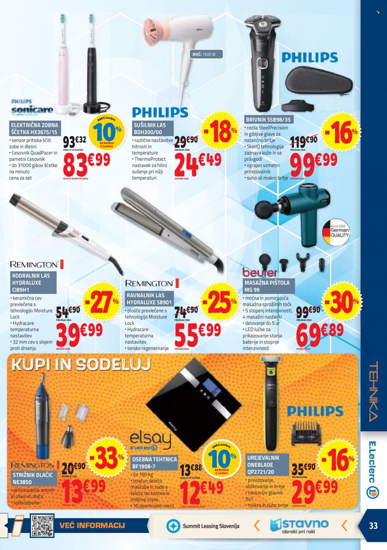 E.Leclerc katalog - 23.8.2023 - 2.9.2023. Stran 33