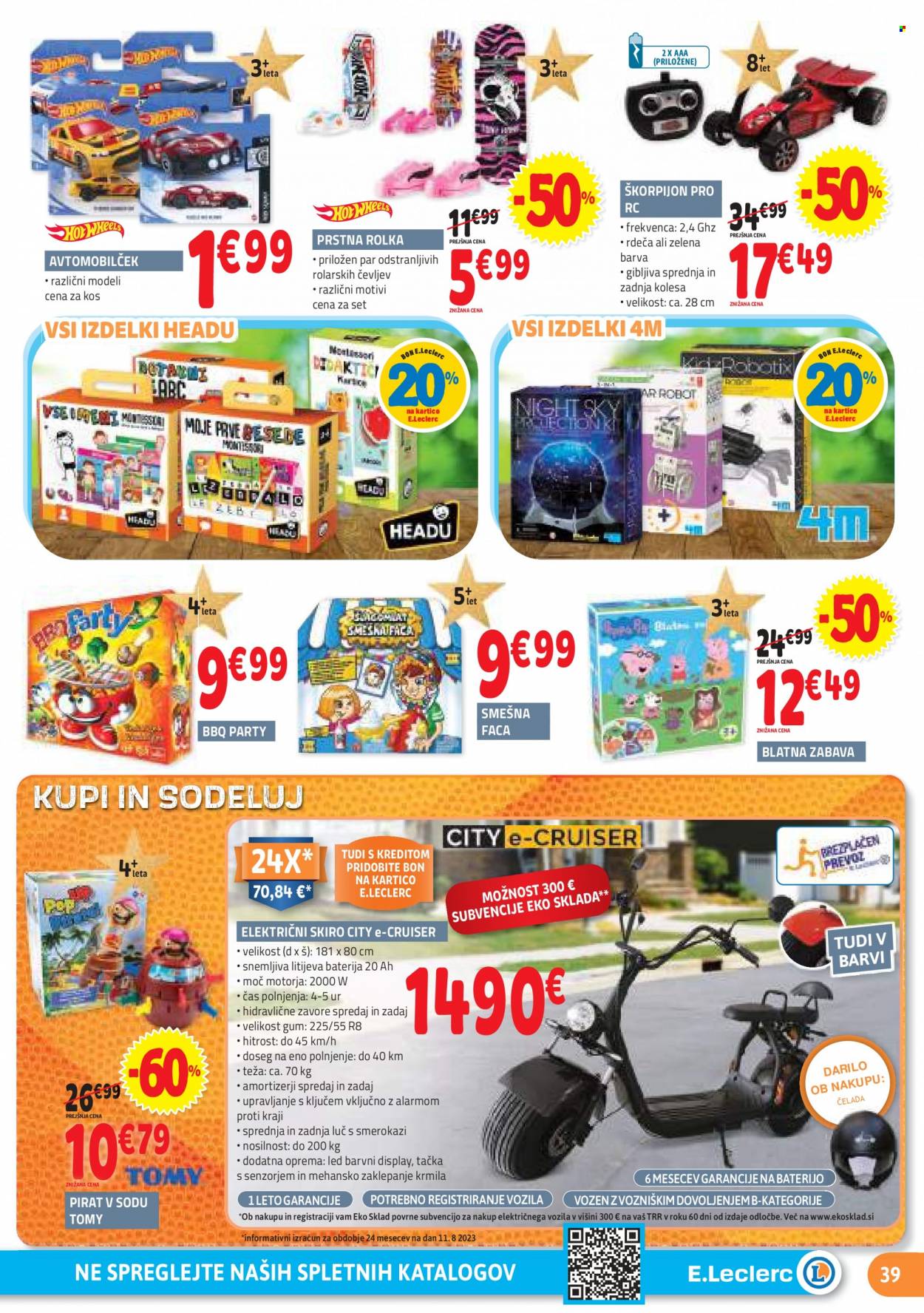 E.Leclerc katalog - 23.8.2023 - 2.9.2023. Stran 39