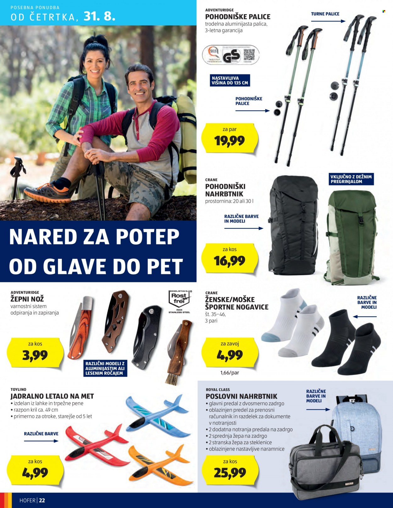 Hofer katalog - 24.8.2023 - 2.9.2023. Stran 22