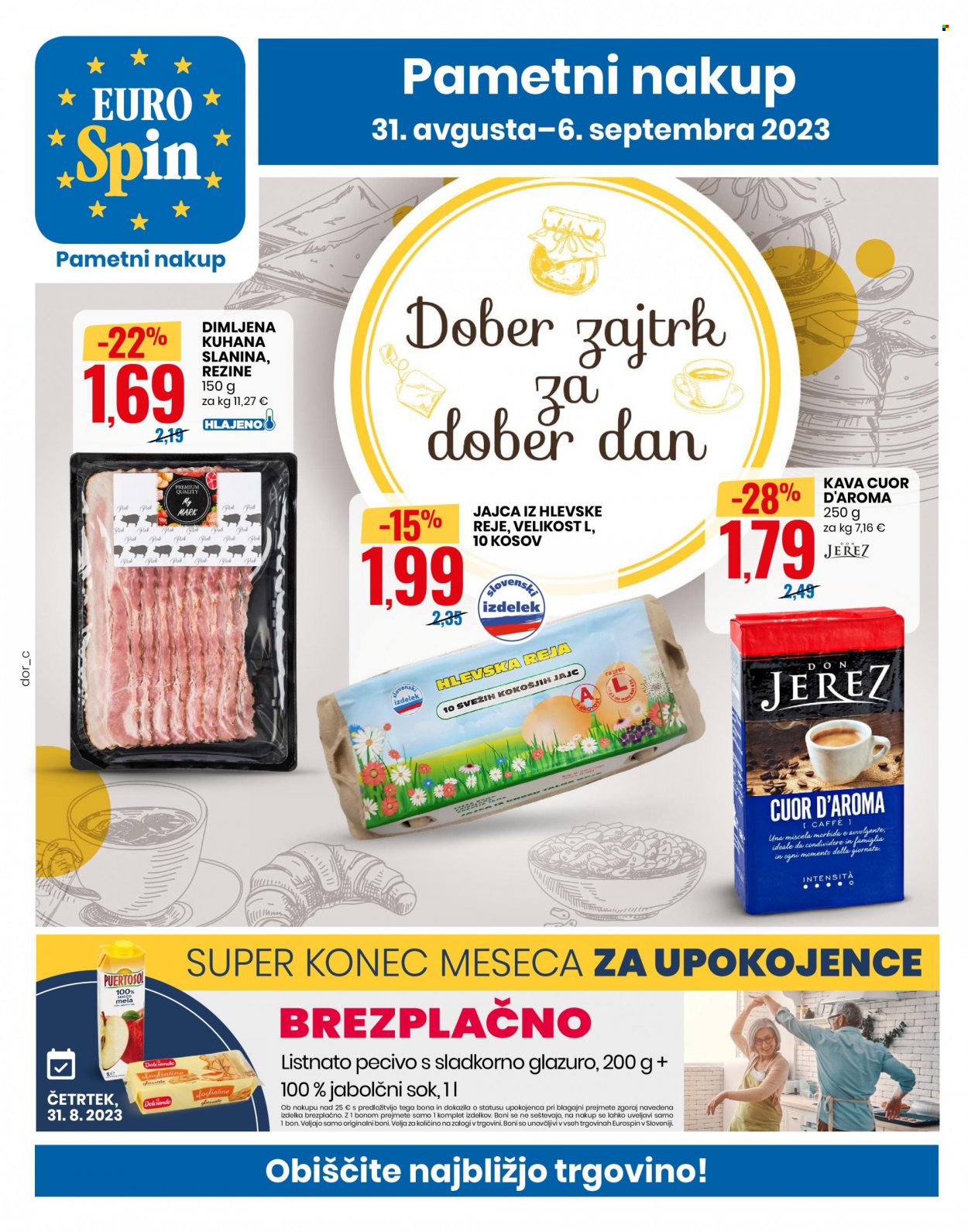 EuroSpin katalog - 31.8.2023 - 6.9.2023. Stran 1