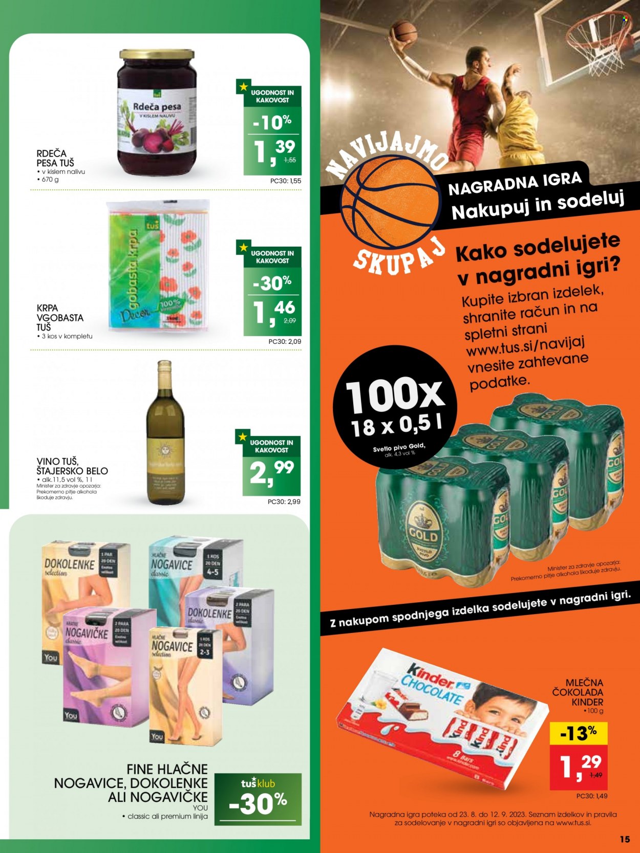 Tuš katalog - 30.8.2023 - 12.9.2023. Stran 15