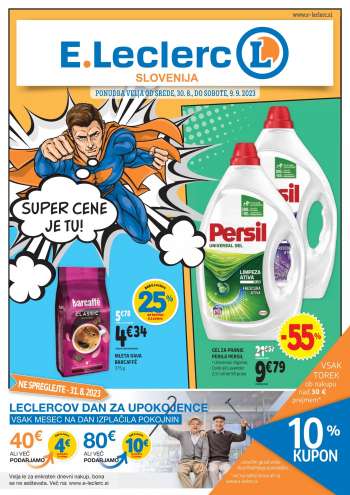 E.Leclerc katalog - 30.8.2023 - 9.9.2023.