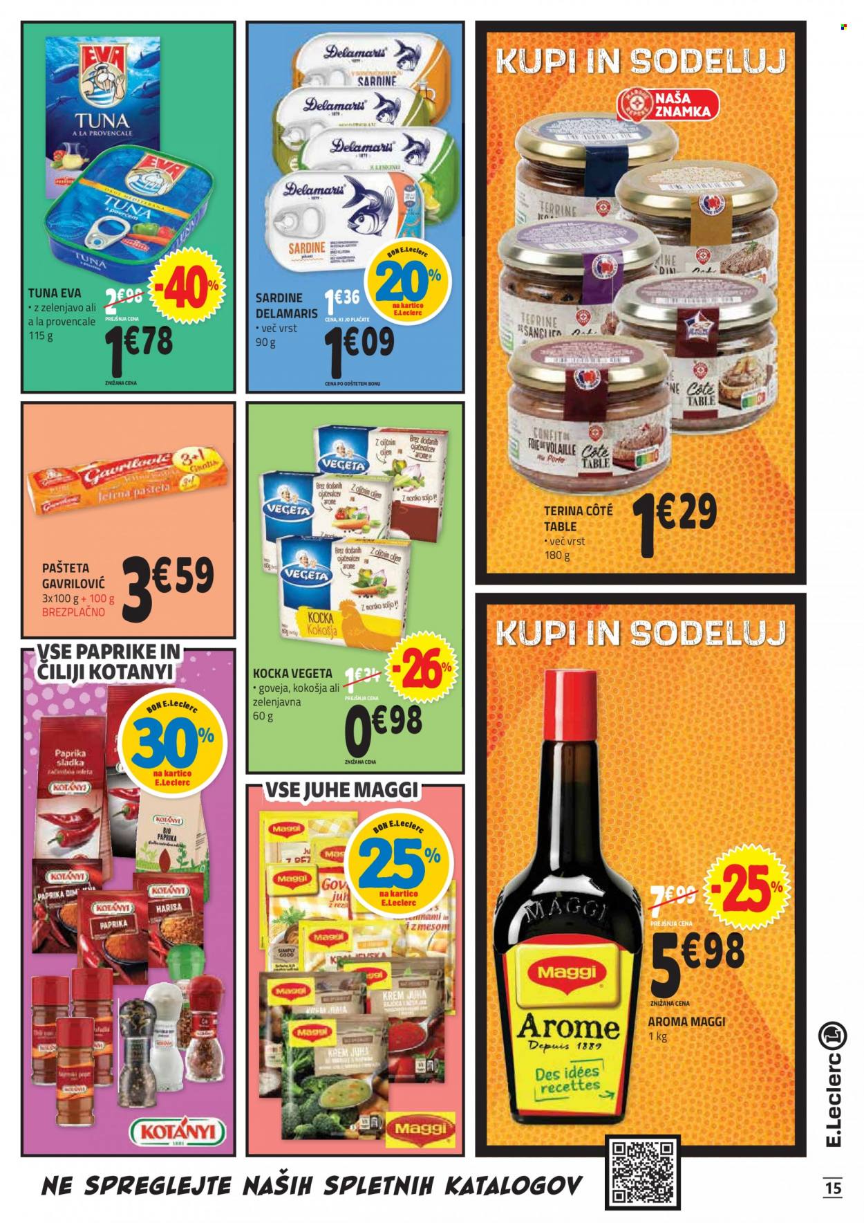 E.Leclerc katalog - 30.8.2023 - 9.9.2023. Stran 15