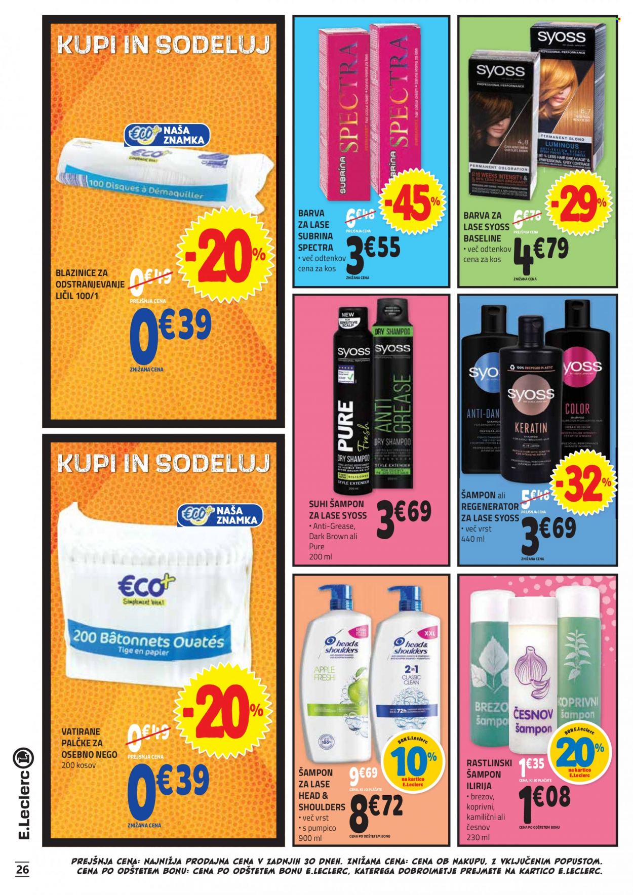 E.Leclerc katalog - 30.8.2023 - 9.9.2023. Stran 26