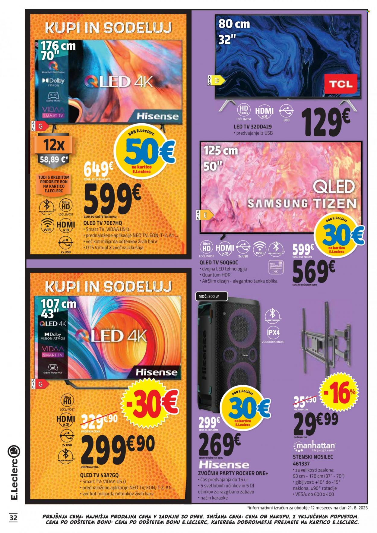 E.Leclerc katalog - 30.8.2023 - 9.9.2023. Stran 32