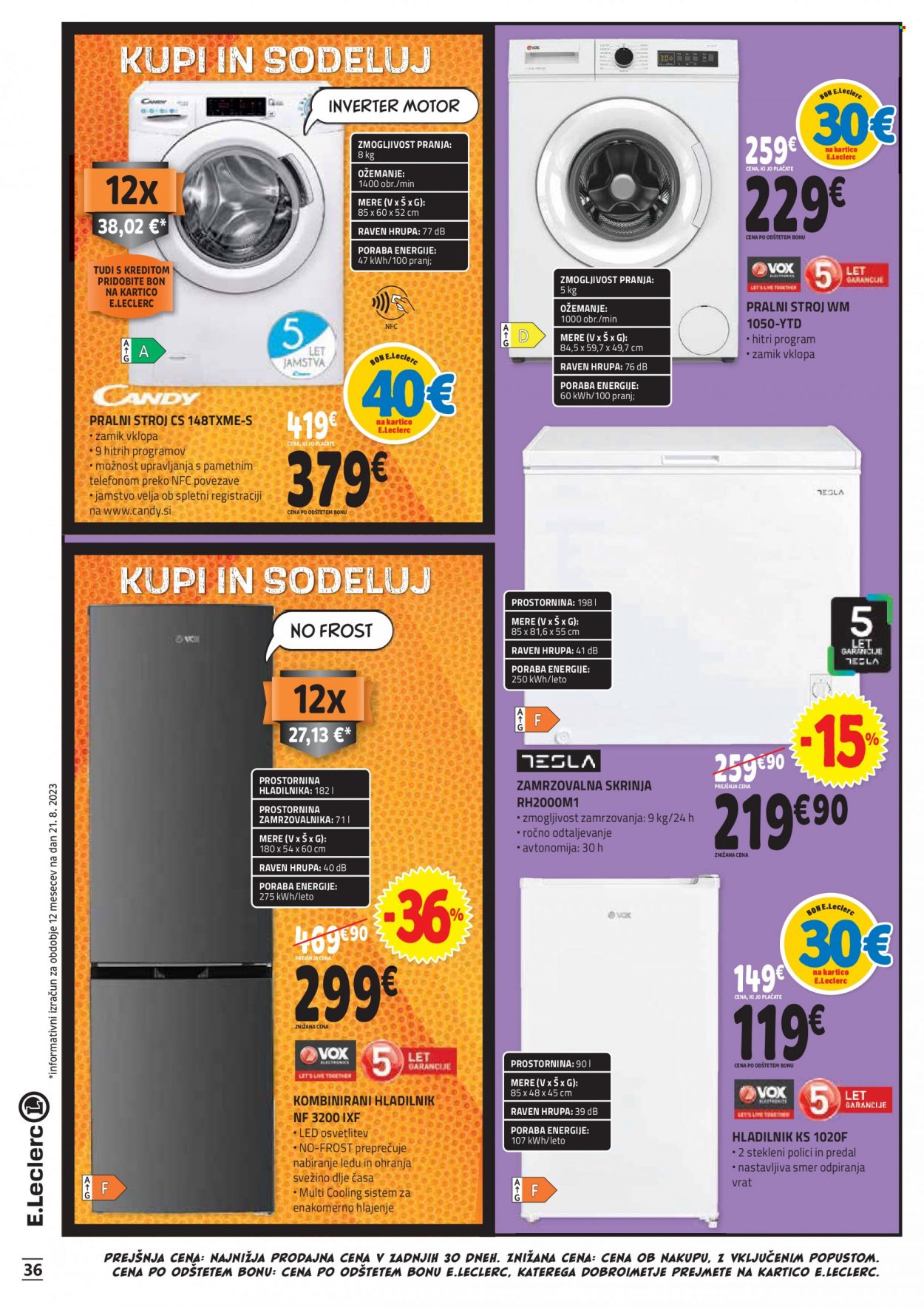 E.Leclerc katalog - 30.8.2023 - 9.9.2023. Stran 36