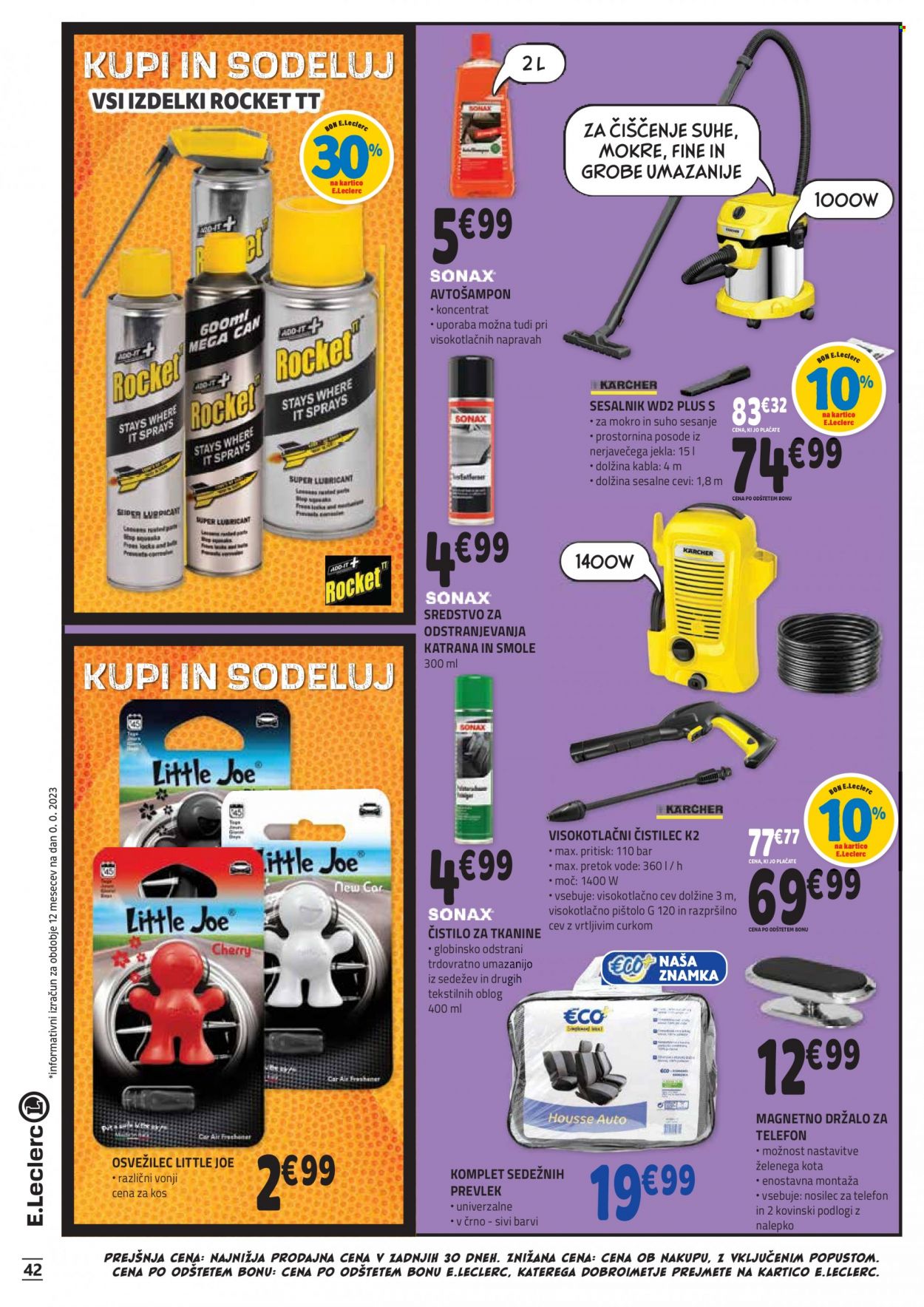 E.Leclerc katalog - 30.8.2023 - 9.9.2023. Stran 42