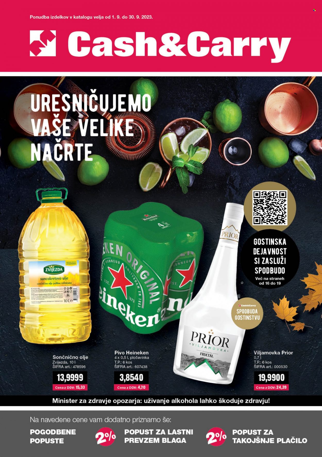 Mercator Cash & Carry katalog - 1.9.2023 - 30.9.2023. Stran 1