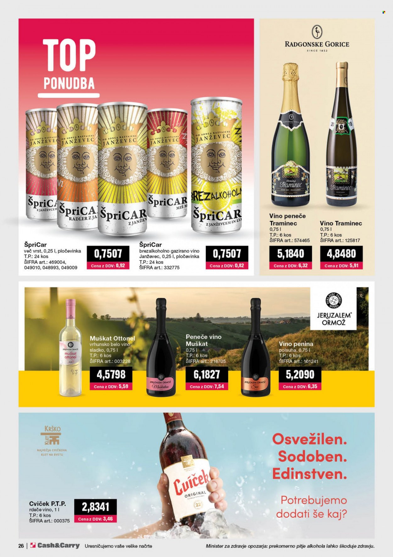 Mercator Cash & Carry katalog - 1.9.2023 - 30.9.2023. Stran 26