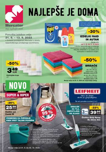 Mercator katalog - 31.8.2023 - 13.9.2023.