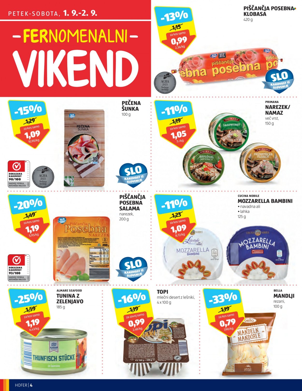 Hofer katalog - 31.8.2023 - 9.9.2023. Stran 4