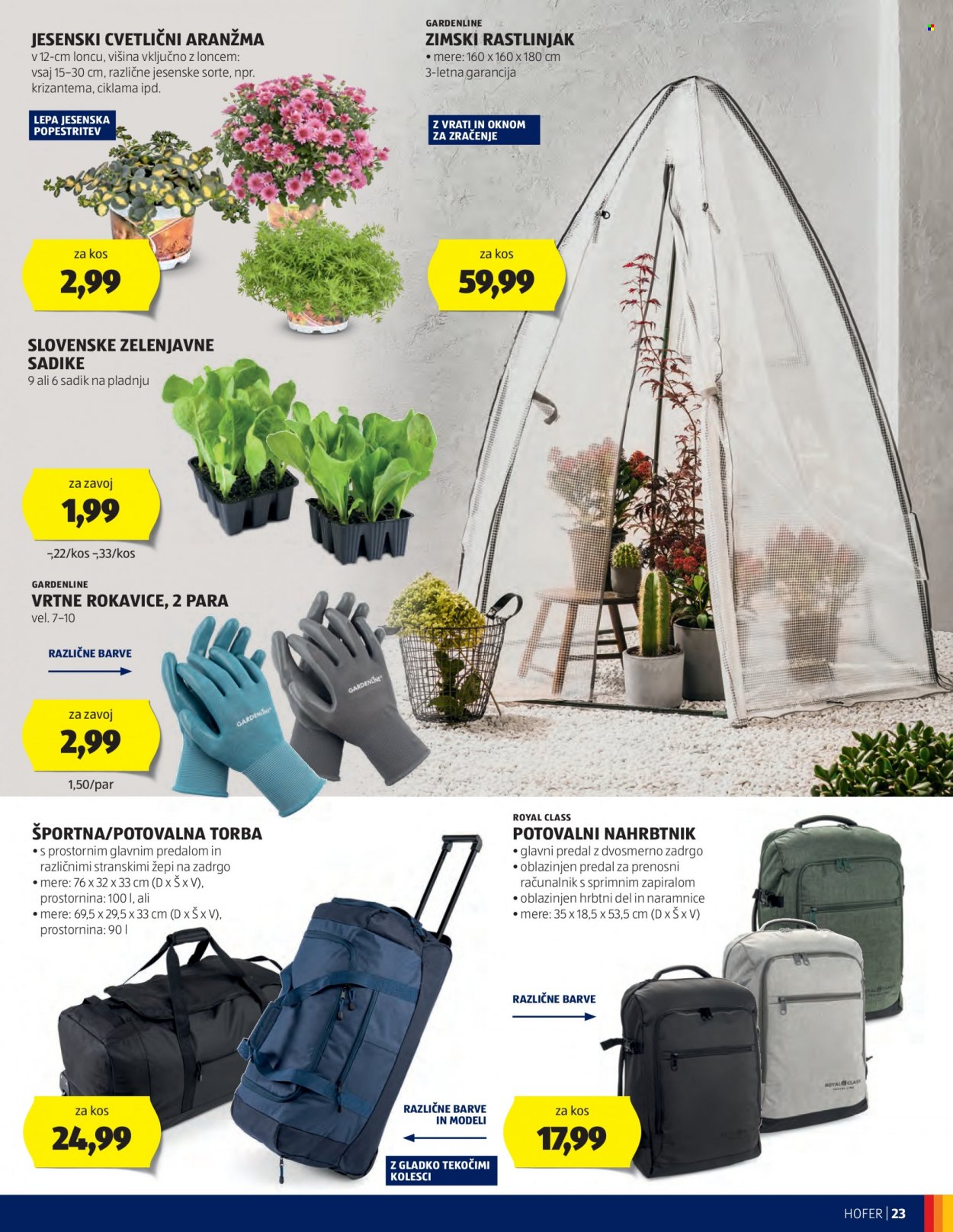 Hofer katalog - 31.8.2023 - 9.9.2023. Stran 23
