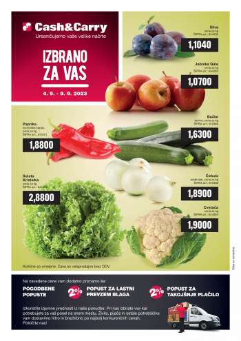 Prospekte Mercator Cash & Carry - 4.09.2023 - 9.09.2023.