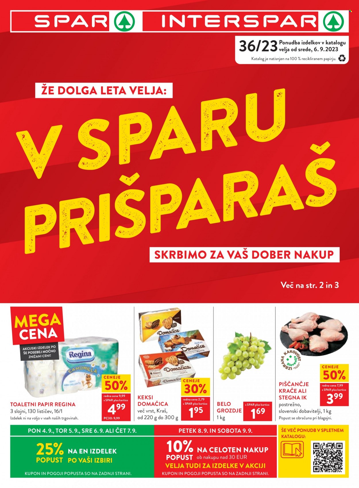 SPAR katalog - 6.9.2023 - 12.9.2023. Stran 1