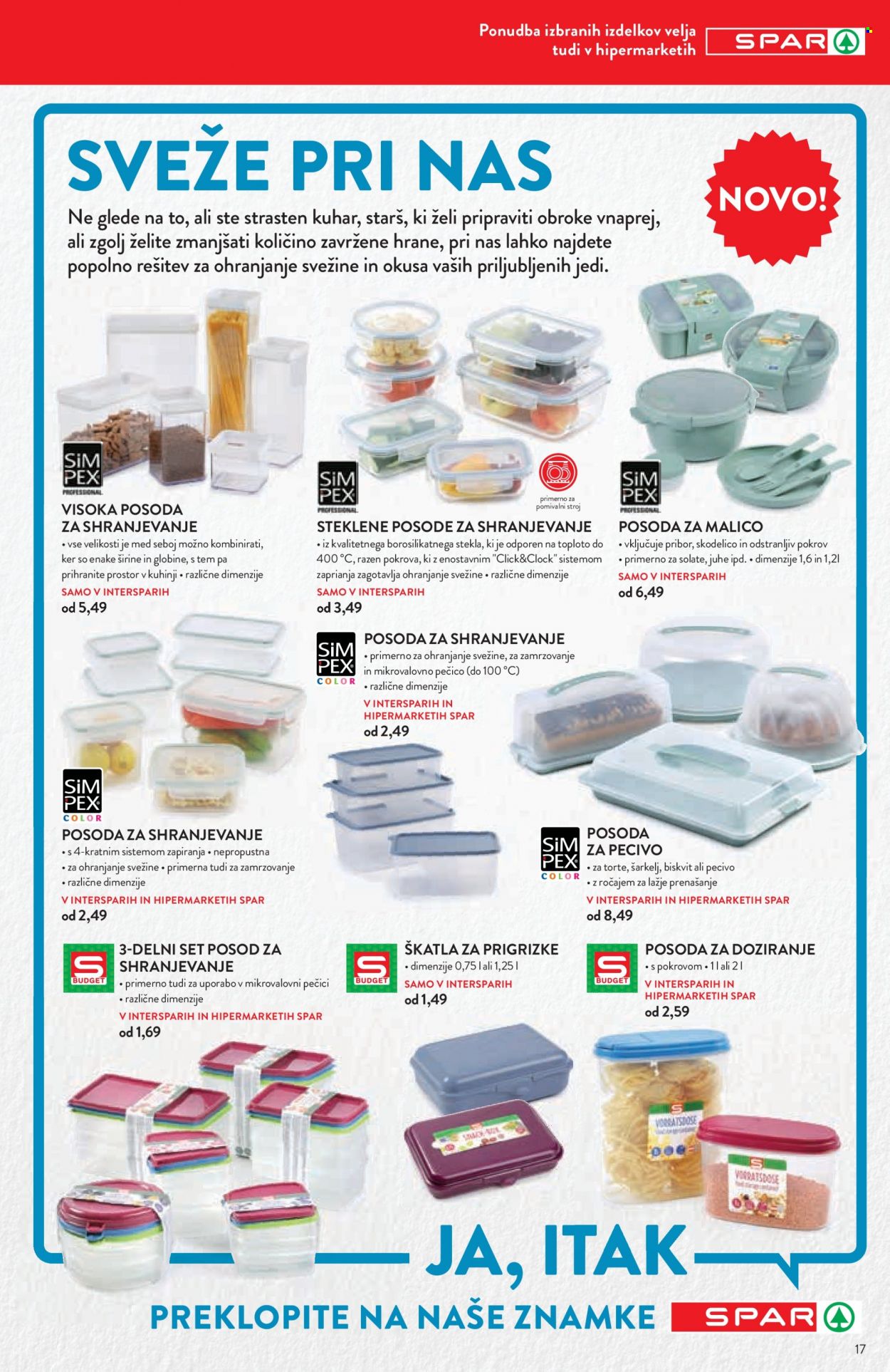 INTERSPAR katalog - 6.9.2023 - 19.9.2023. Stran 17