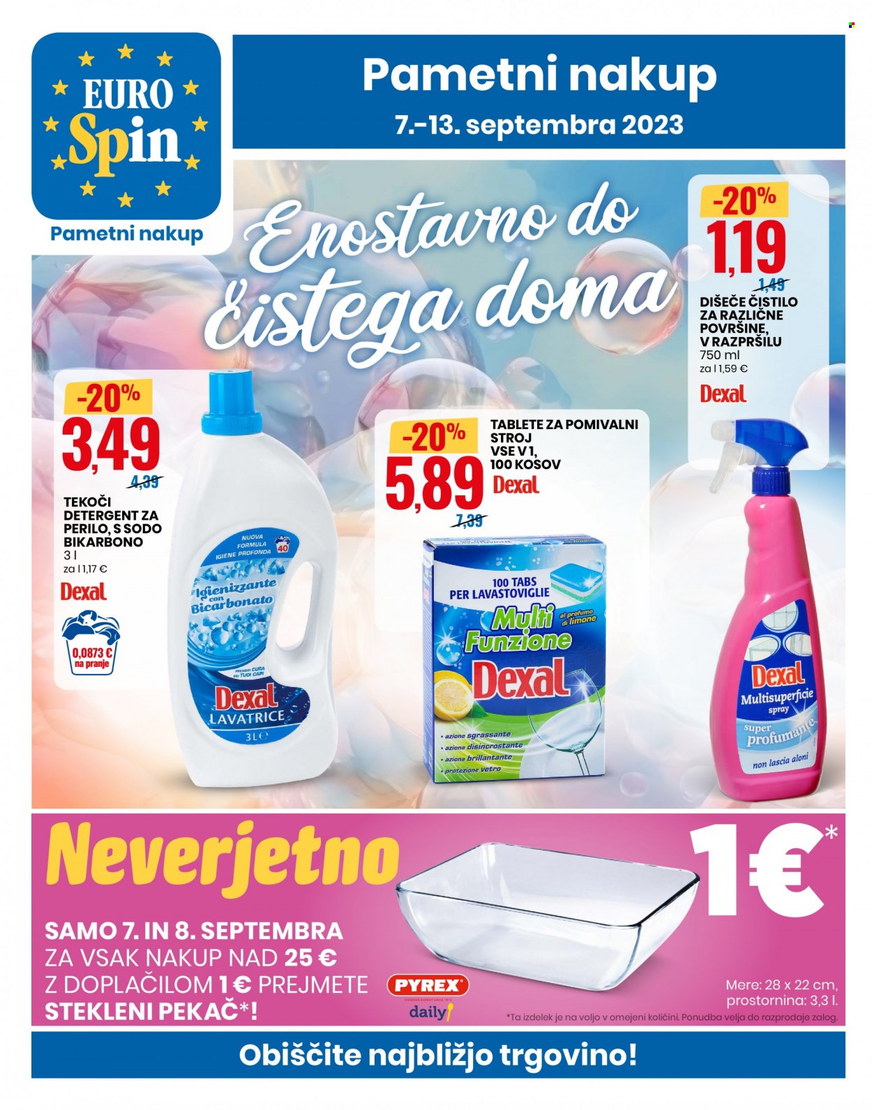 EuroSpin katalog - 7.9.2023 - 13.9.2023. Stran 1