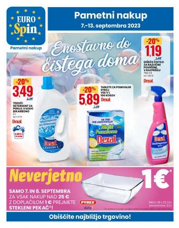 EuroSpin katalog - 7.9.2023 - 13.9.2023.