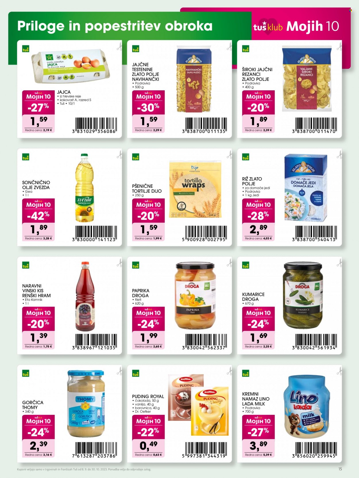 Tuš katalog - 8.9.2023 - 30.10.2023. Stran 15