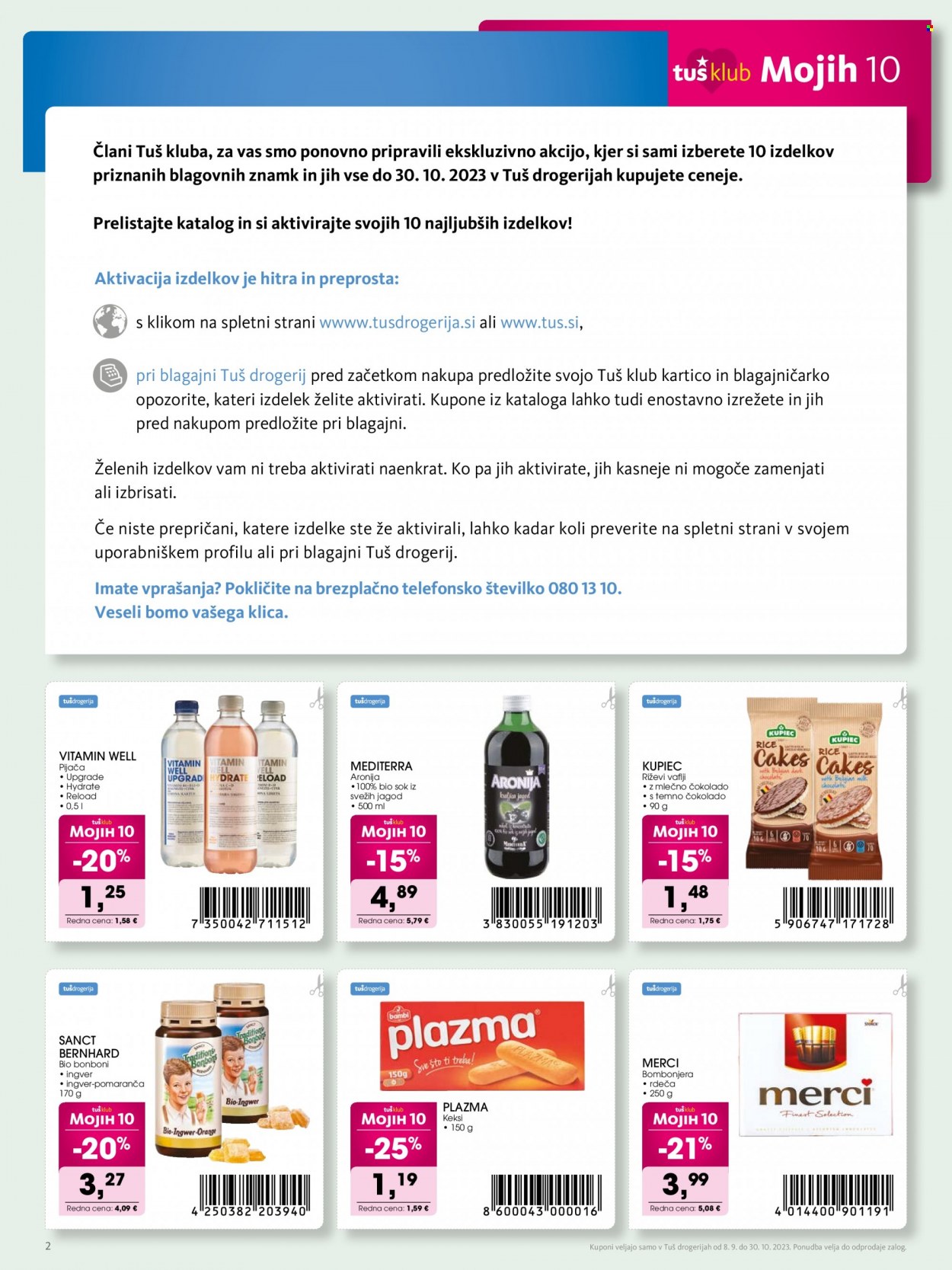 Tuš Drogeria katalog - 8.9.2023 - 30.10.2023. Stran 2