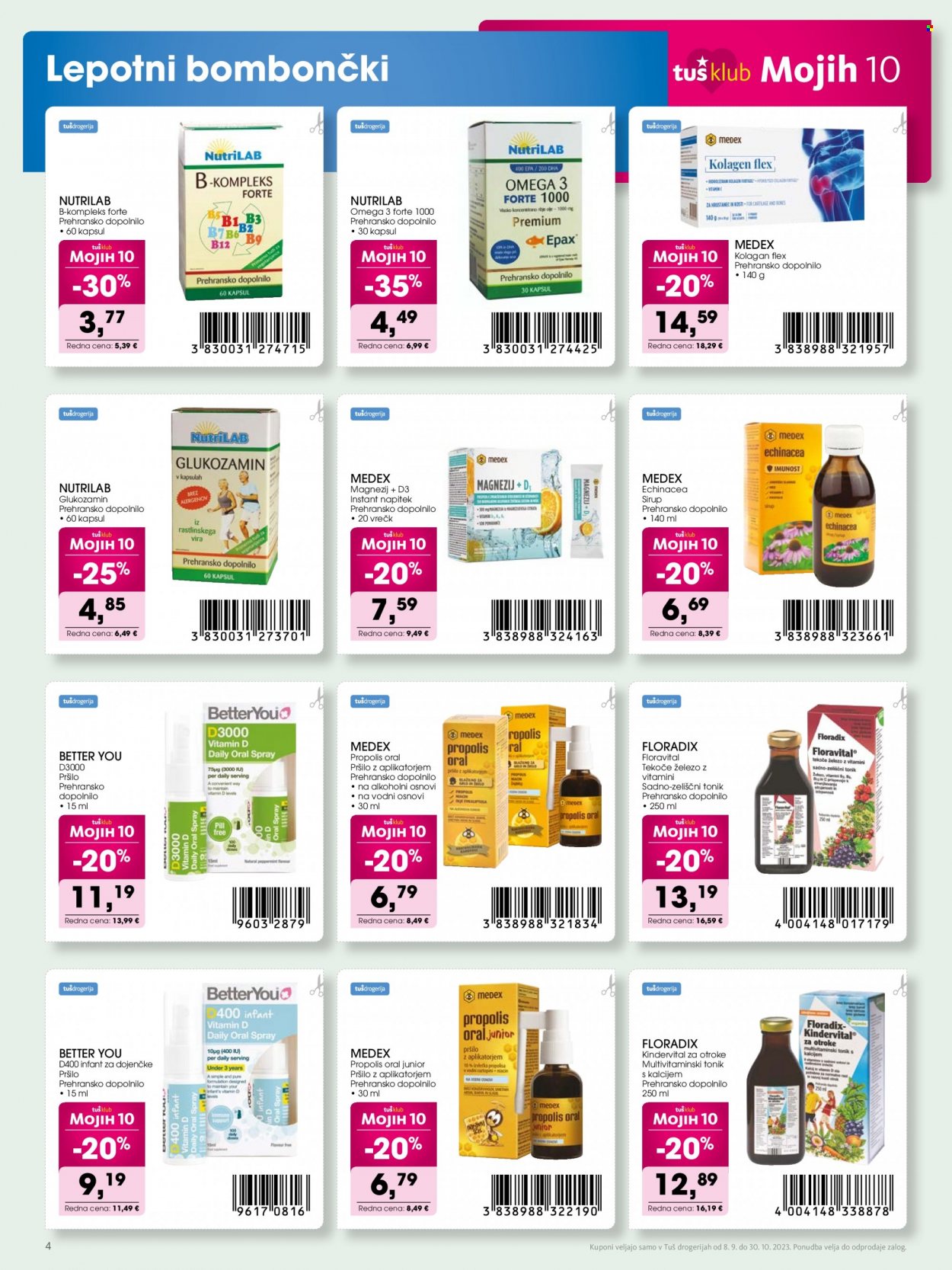 Tuš Drogeria katalog - 8.9.2023 - 30.10.2023. Stran 4
