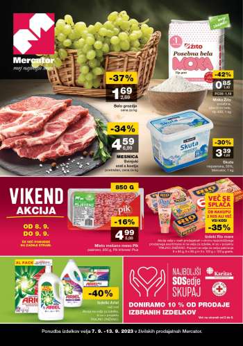 Mercator katalog - 7.9.2023 - 13.9.2023.