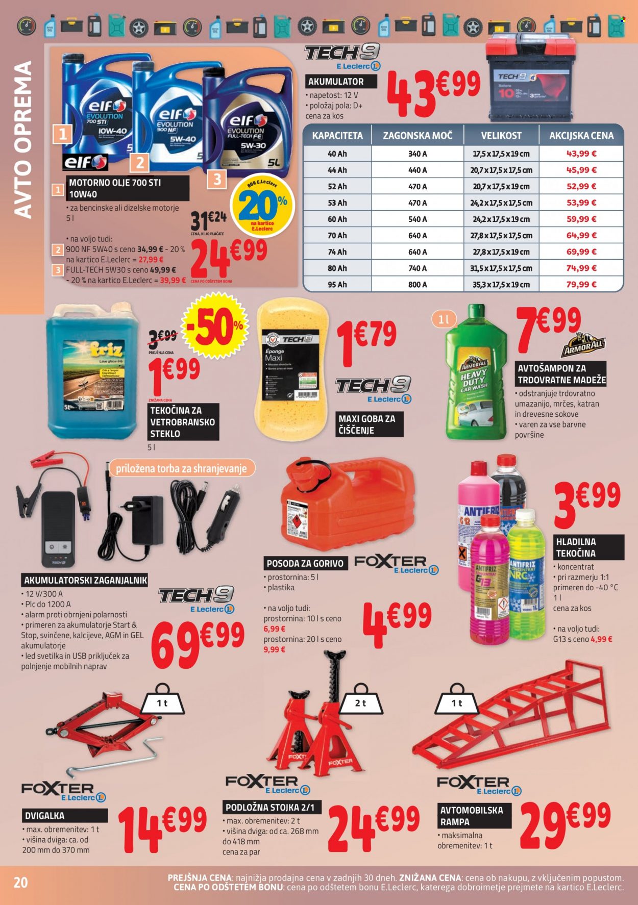 E.Leclerc katalog - 6.9.2023 - 16.9.2023. Stran 20