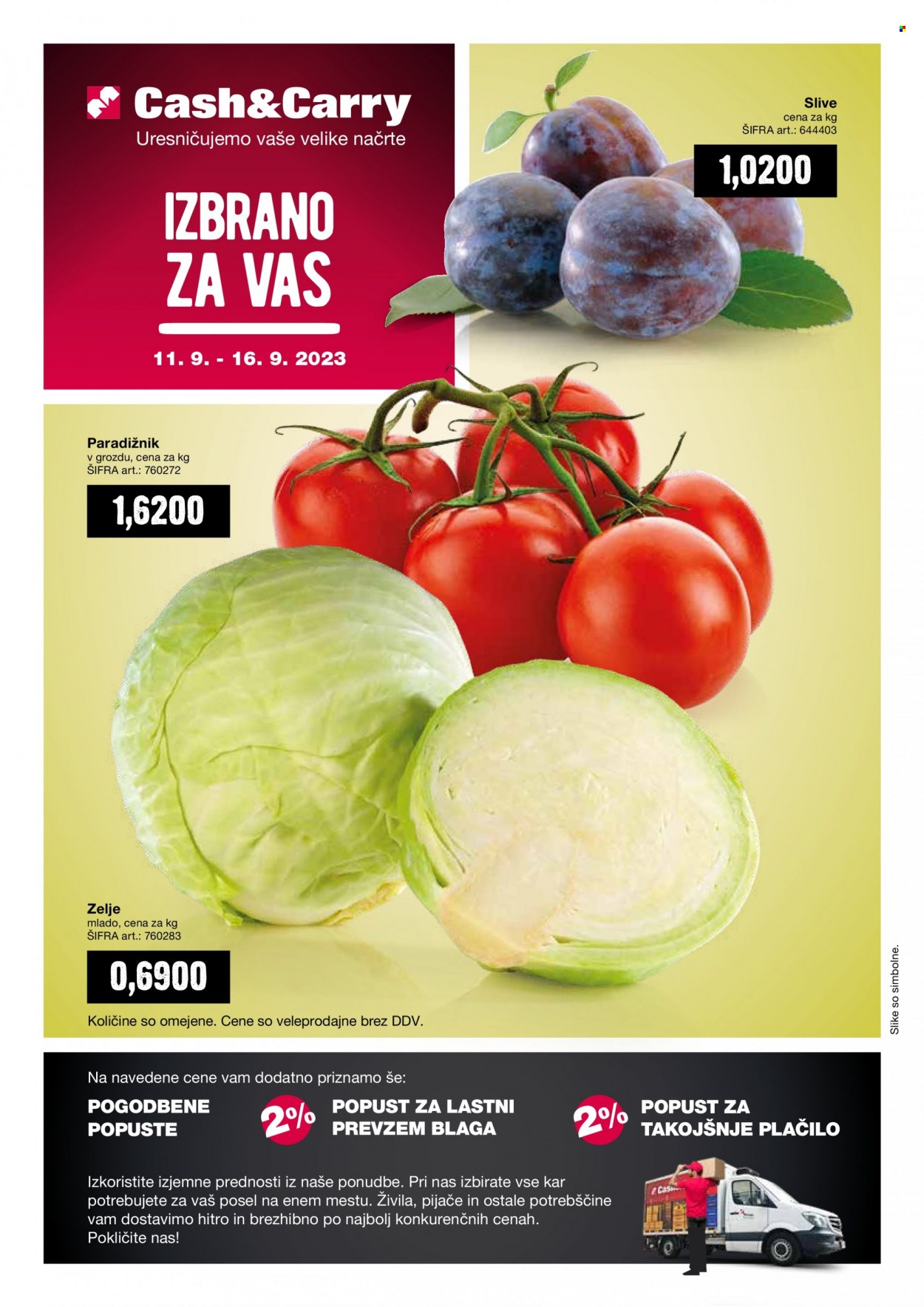Mercator Cash & Carry katalog - 11.9.2023 - 16.9.2023. Stran 1