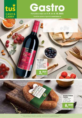 Tuš Cash & Carry katalog - 7.9.2023 - 4.10.2023.
