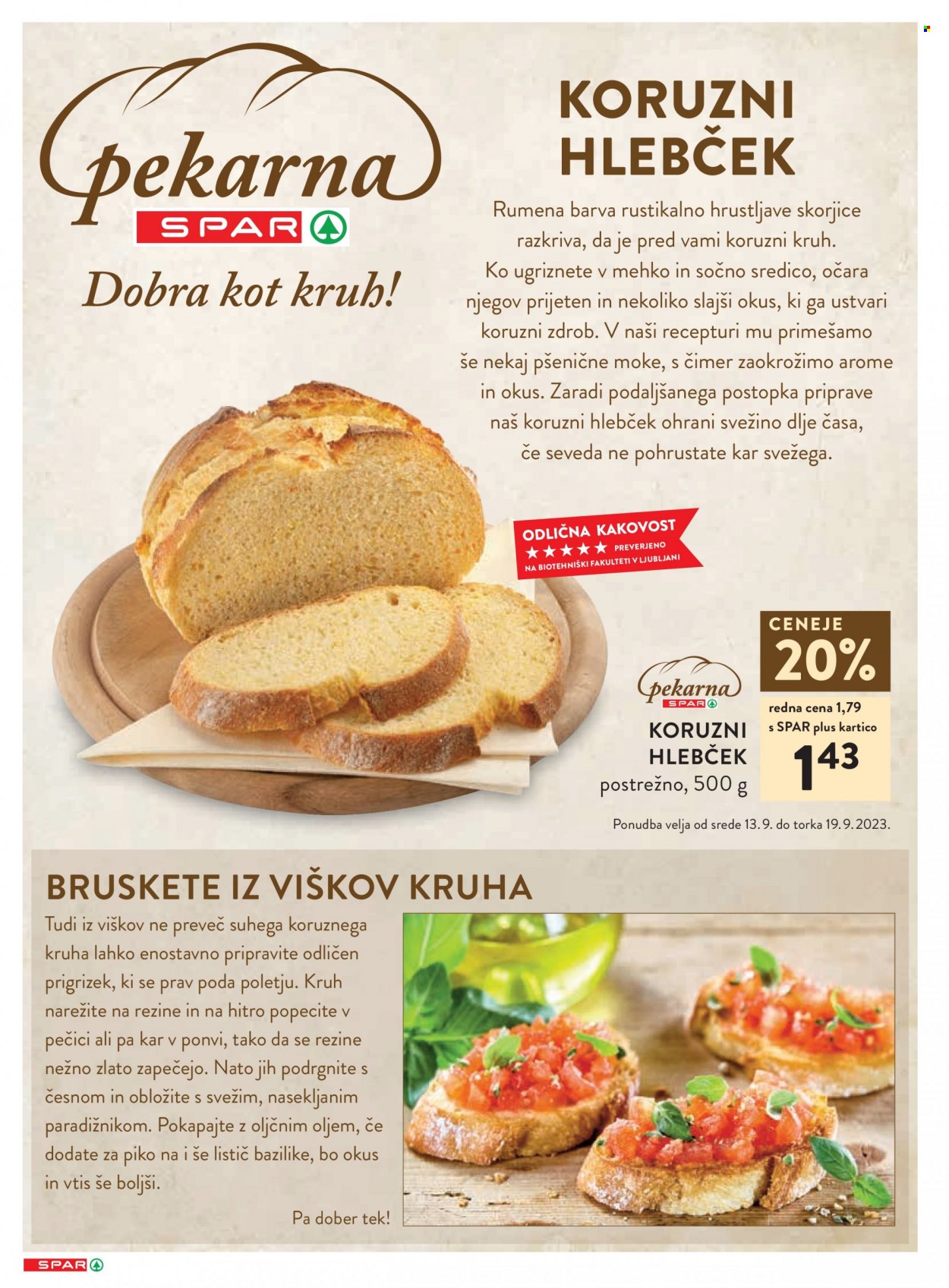 SPAR katalog - 13.9.2023 - 19.9.2023. Stran 15