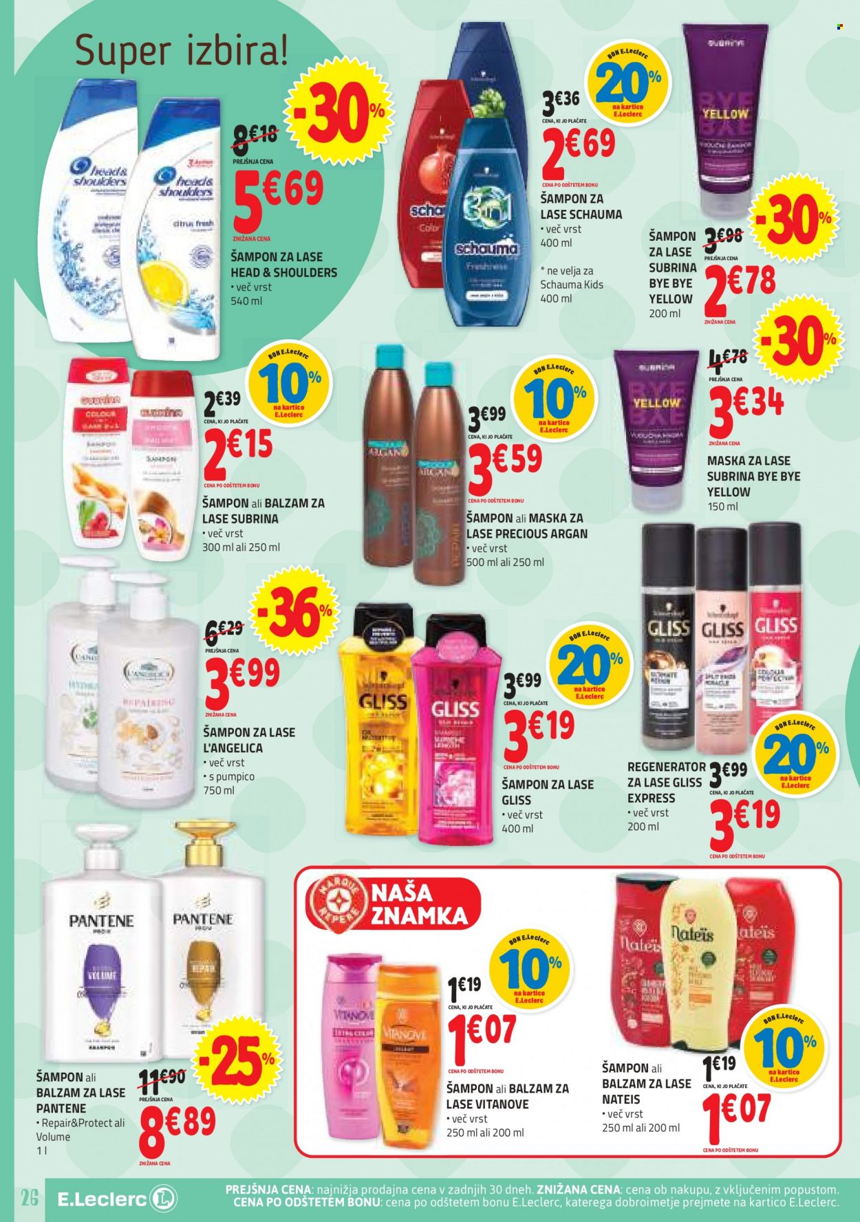 E.Leclerc katalog - 13.9.2023 - 23.9.2023. Stran 26