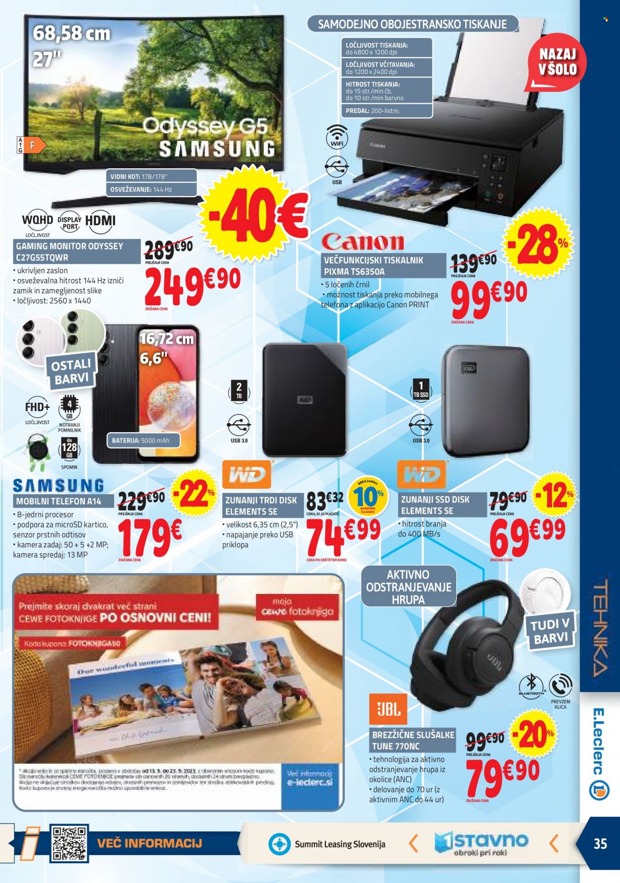 E.Leclerc katalog - 13.9.2023 - 23.9.2023. Stran 35