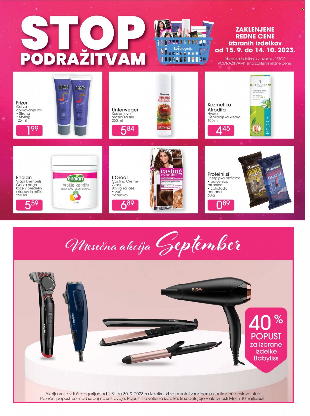 Tuš Drogeria katalog - 13.9.2023 - 23.9.2023. Stran 10