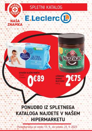 E.Leclerc katalog - 13.9.2023 - 23.9.2023.