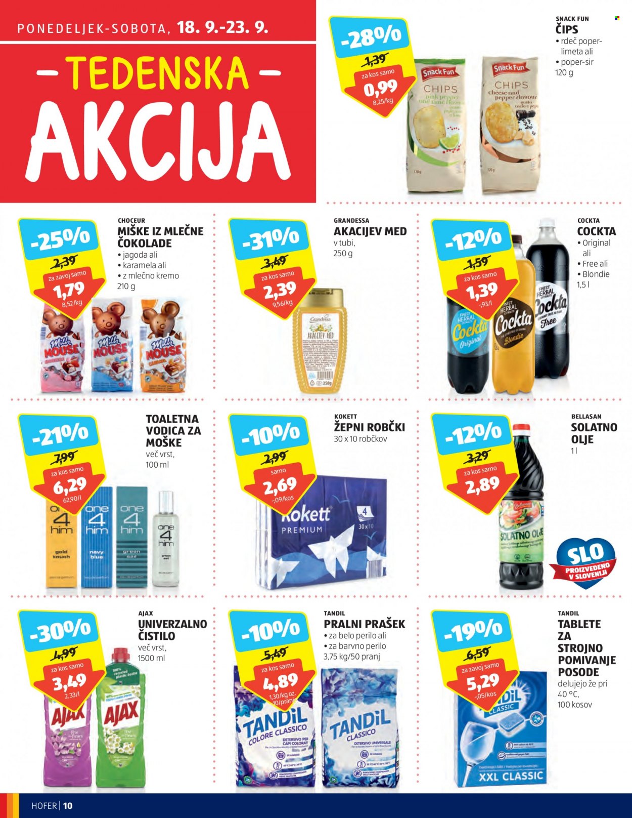 Hofer katalog - 14.9.2023 - 23.9.2023. Stran 10