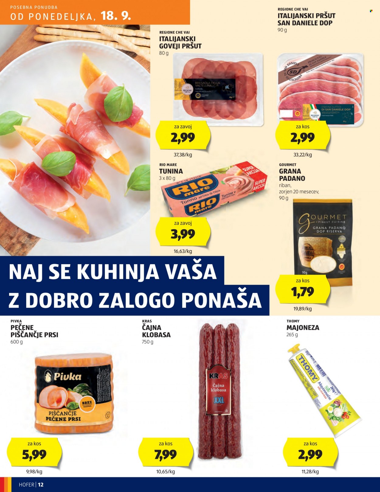 Hofer katalog - 14.9.2023 - 23.9.2023. Stran 12