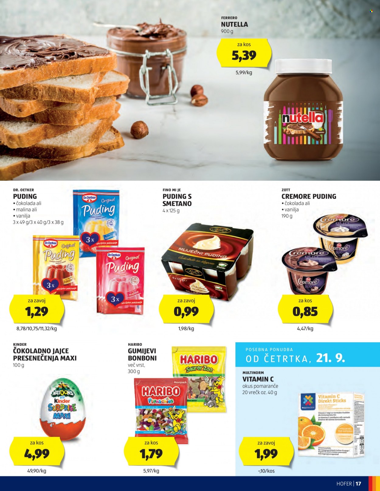 Hofer katalog - 14.9.2023 - 23.9.2023. Stran 17