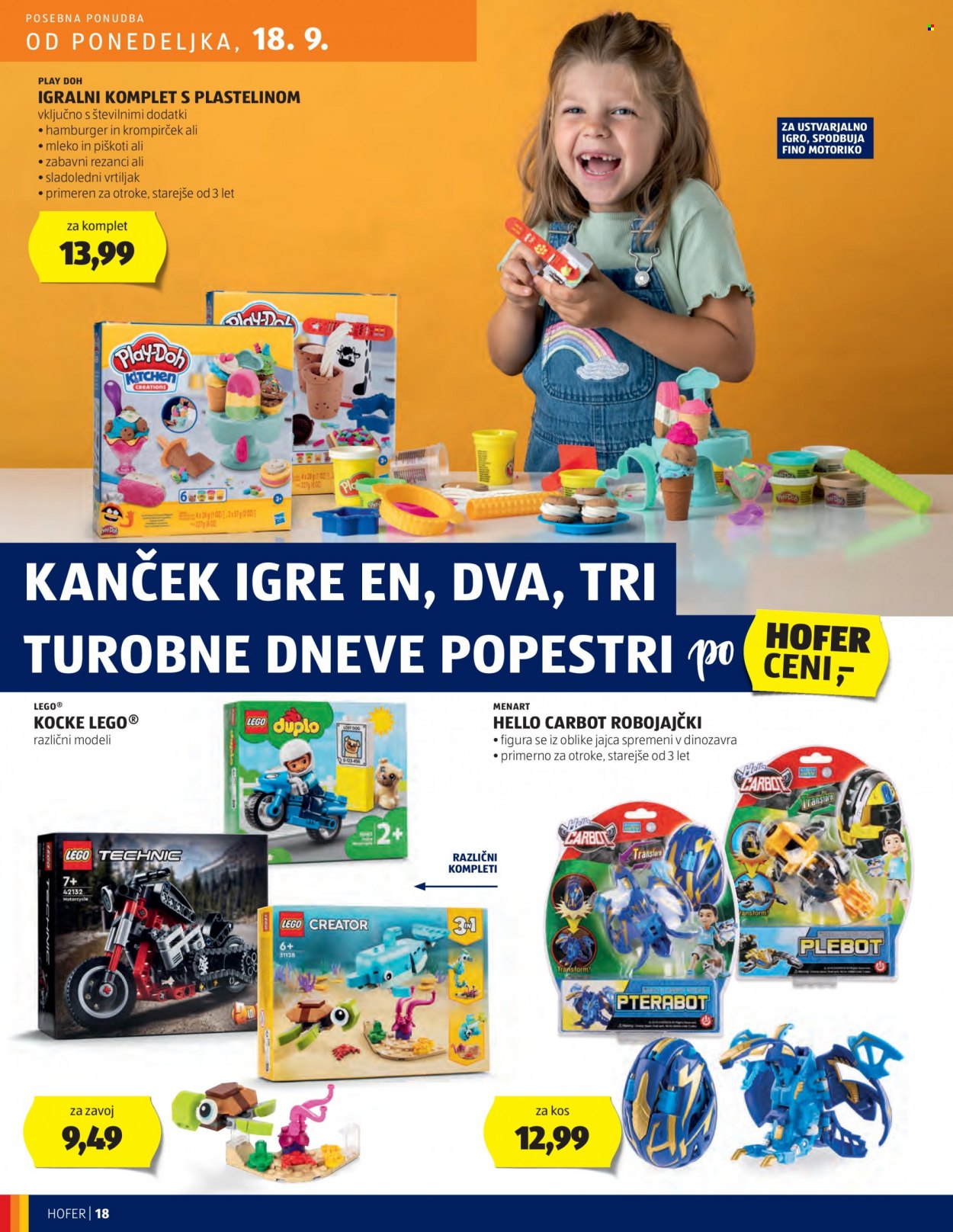 Hofer katalog - 14.9.2023 - 23.9.2023. Stran 18