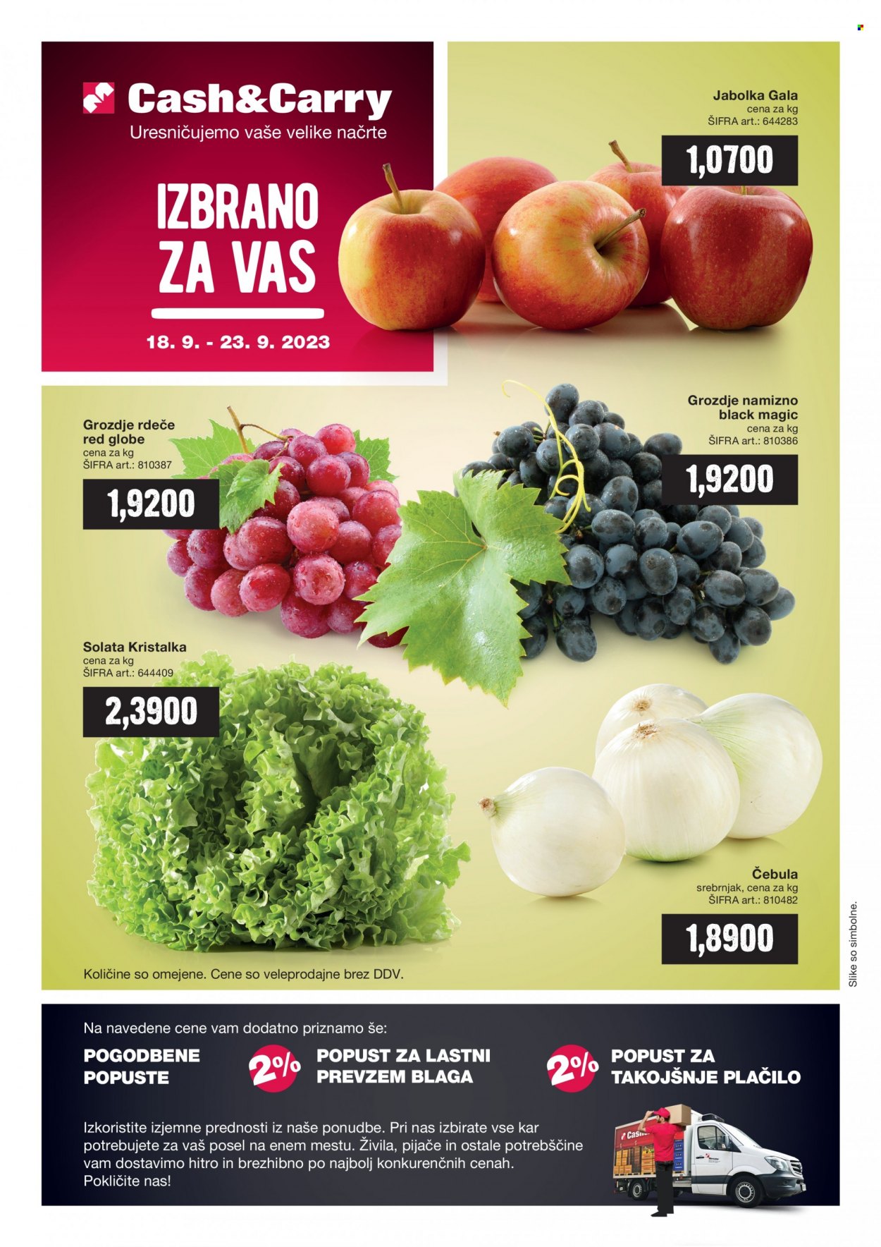 Mercator Cash & Carry katalog - 18.9.2023 - 23.9.2023. Stran 1