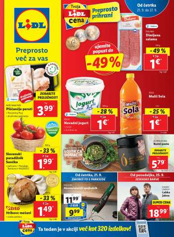 Lidl katalog - 21.9.2023 - 27.9.2023.