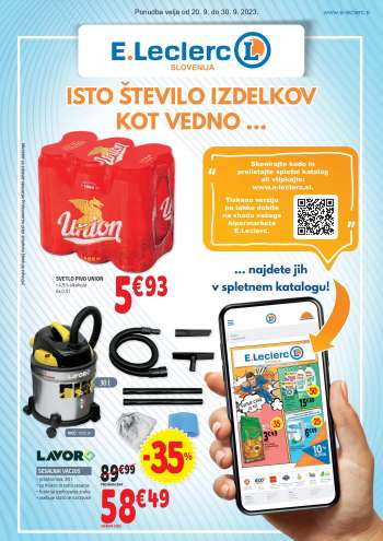 E.Leclerc katalog - 20.9.2023 - 30.9.2023.