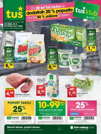 Tuš katalog - 20.9.2023 - 26.9.2023.
