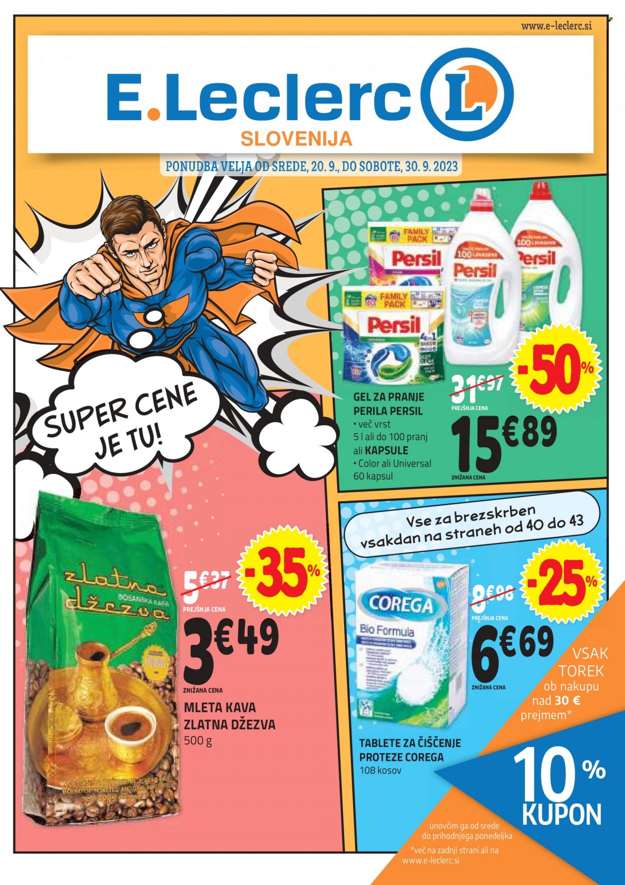 E.Leclerc katalog - 20.9.2023 - 30.9.2023. Stran 1