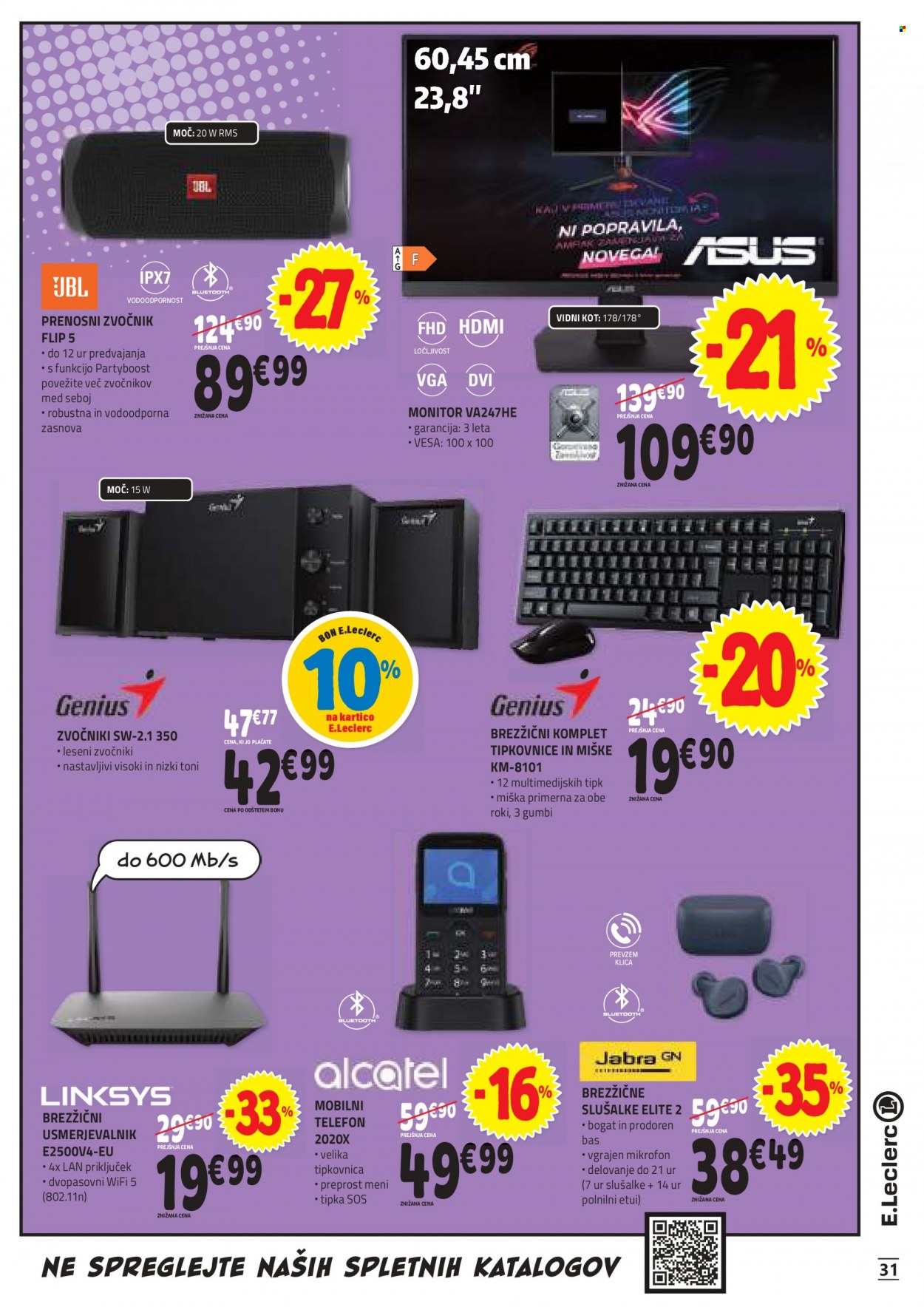 E.Leclerc katalog - 20.9.2023 - 30.9.2023. Stran 31