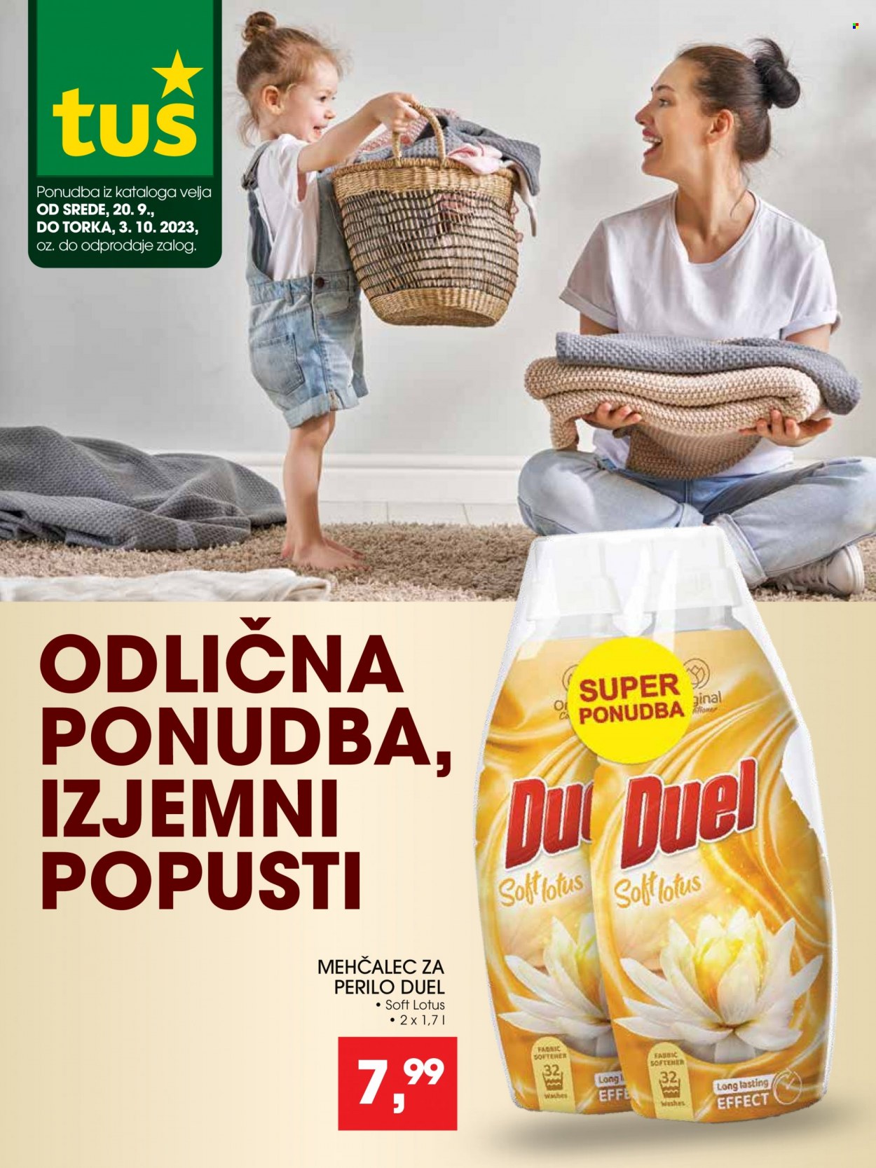 Tuš katalog - 20.9.2023 - 3.10.2023. Stran 1