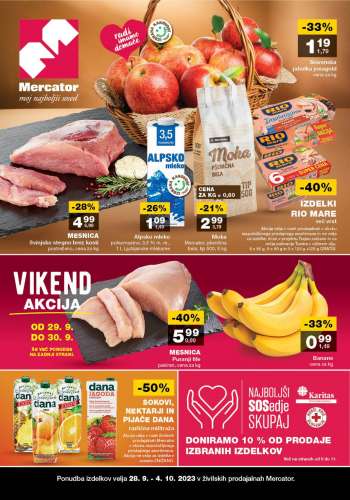 Mercator katalog - 28.9.2023 - 4.10.2023.