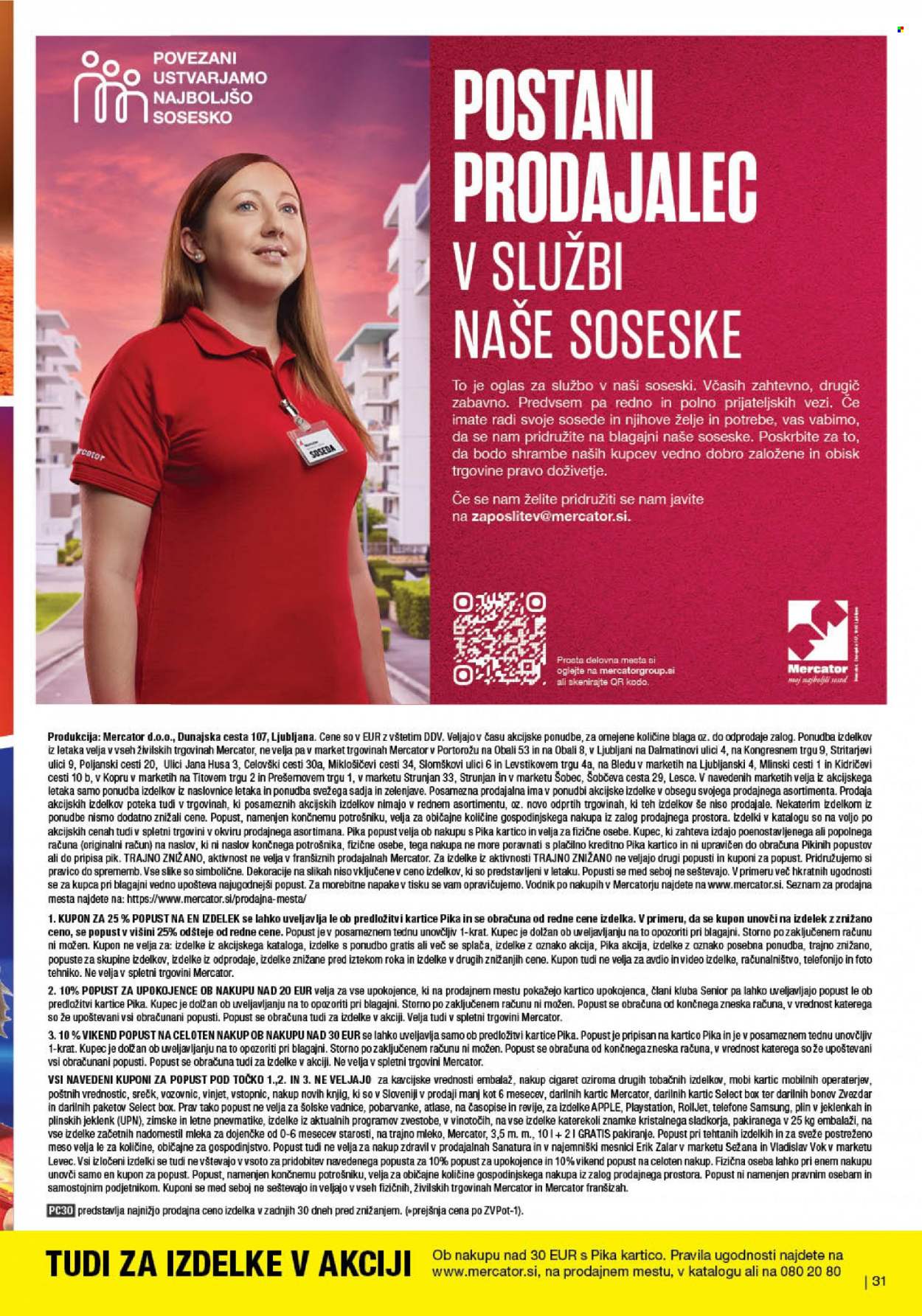 Mercator katalog - 28.9.2023 - 4.10.2023. Stran 31